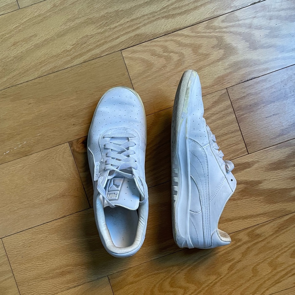 White Puma sneakers